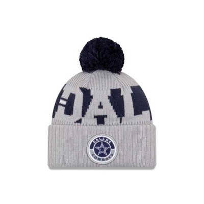 Dallas Cowboys Gorra | New Era NFL Alternate Cold Weather Sport Knit Beanie Mexico - Grises